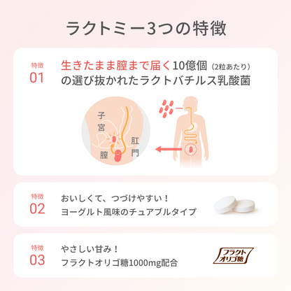 膣内善玉菌サプリメント「ラクトミー」