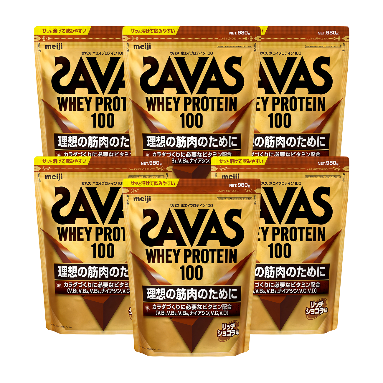 ザバスホエイプロテイン100　6個セット　ザバス公式サイト限定(送料無料)